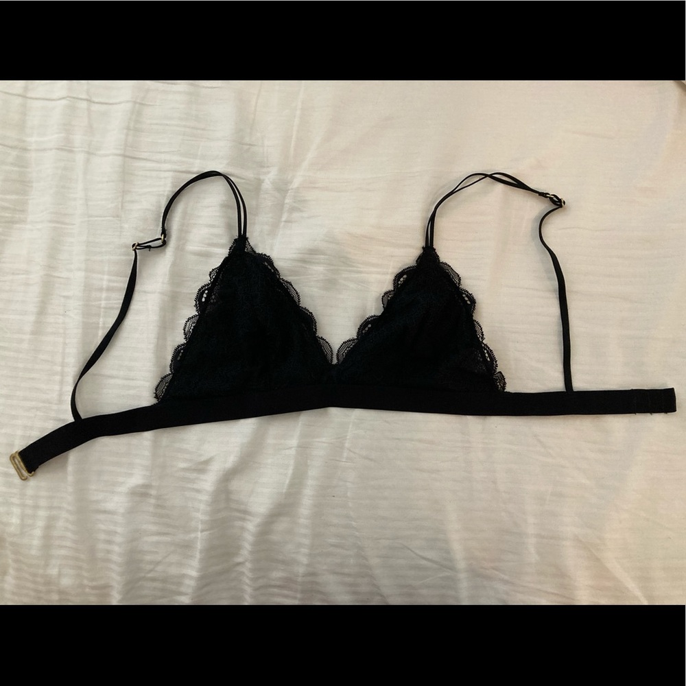 Madewell Black Lace Bralette